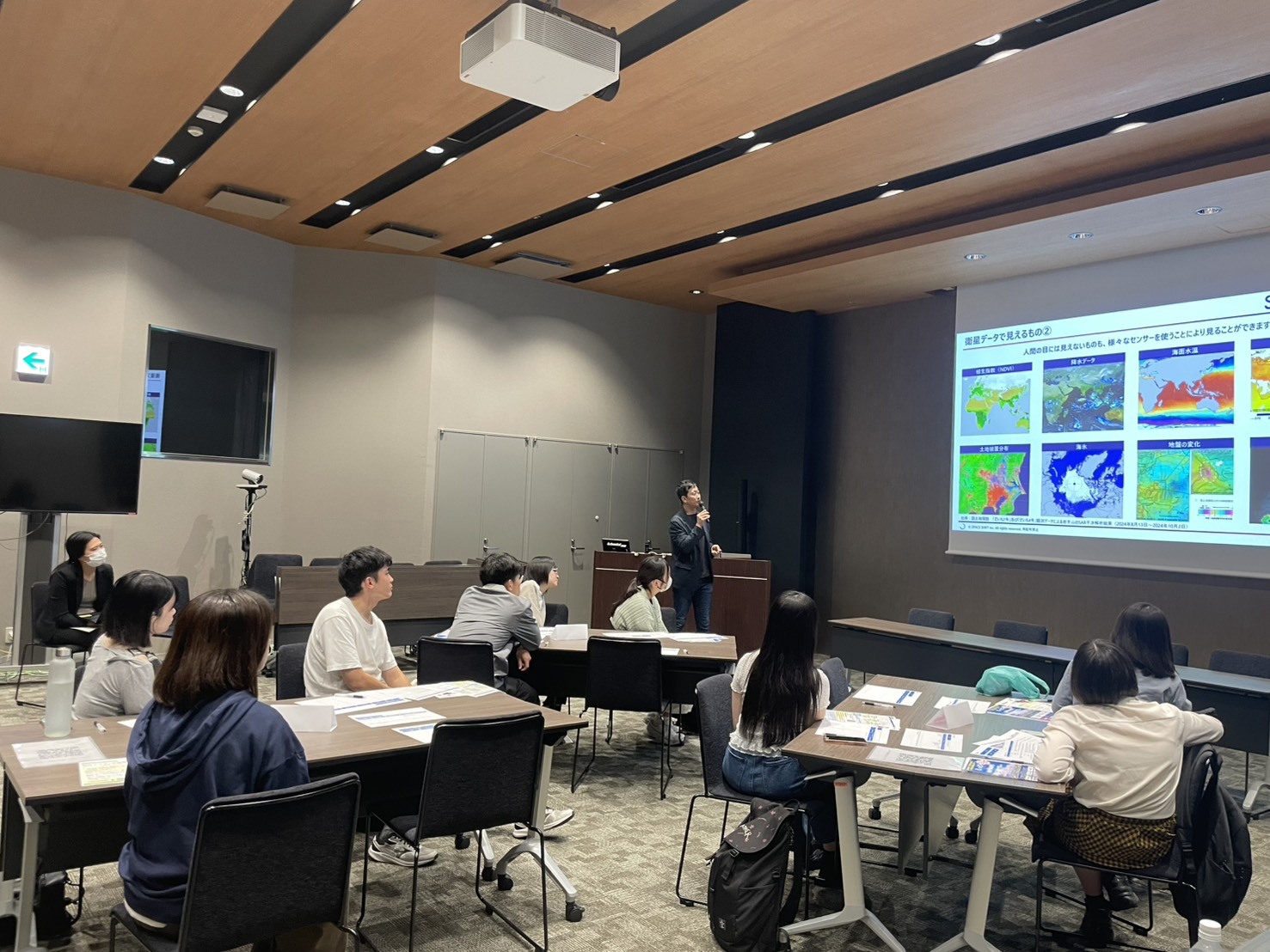 中央大学登壇の様子